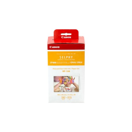Canon RP 108 Cassette & Paper Set for Print Ribbon 8568B001 - High-Quality Printing Made Easy!